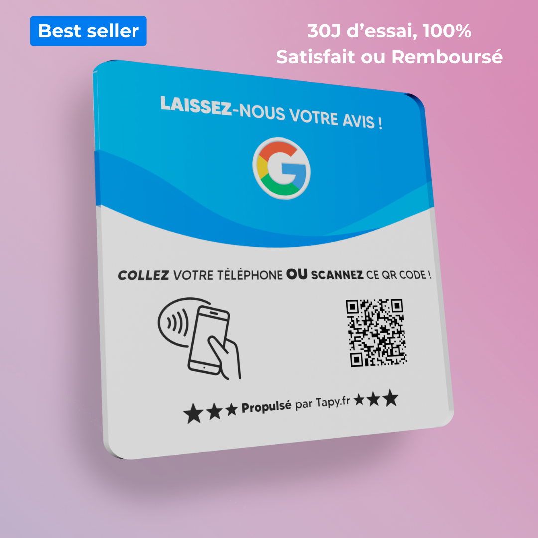 Plaque Avis Google